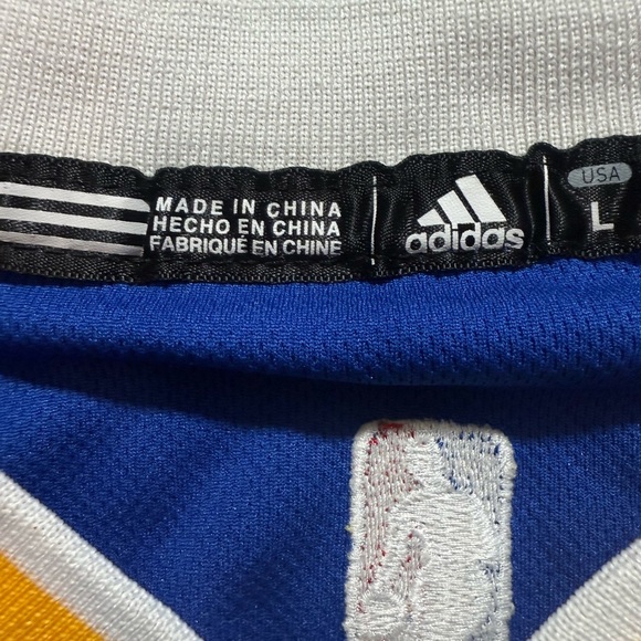 Stephen Curry Basketball Jersey Shirt Golden State Warriors ADIDAS Adult L - Picture 10 of 11